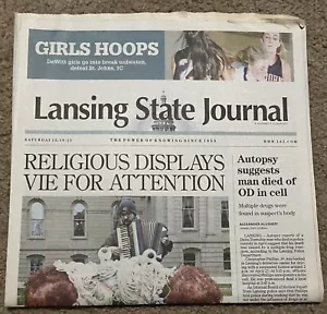 LSJ Lansing State Journal ~ December 19, 2015 edition - Flying Spaghetti Monster - Picture 1 of 3