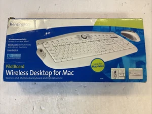 Kensington Pilotboard Wireless Desktop For Mac Multimedia Keyboard Optical Mouse - Picture 1 of 5