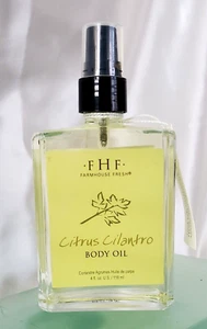 FARMHOUSE FRESH - CITRUS CILANTRO BODY OIL - 4 FL. OZ. - Picture 1 of 9