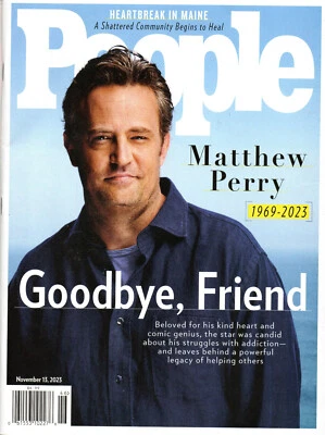 PEOPLE Magazine November 13 2023 Matthew Perry Sheryl Crow Mark Harmon - Image 1 of 3