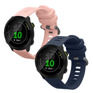 Cinturino per Garmin Forerunner 55 Forerunner 165 245 645 570 42mm in silicone - Zdjęcie 1 z 8