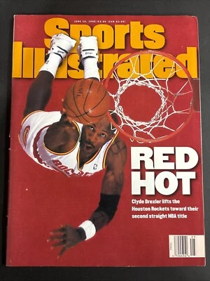 Quiosco Sports Illustrated 19 de junio de 1995 Red Hot Clyde Drexler Houston Rockets Foto 1 de 2