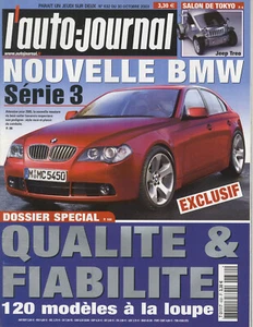 L'AUTO JOURNAL n°632 30/10/2002 FIAT BARCHETTA MAZDA RX8 NISSAN 350Z OPEL MERIVA - Imagen 1 de 1