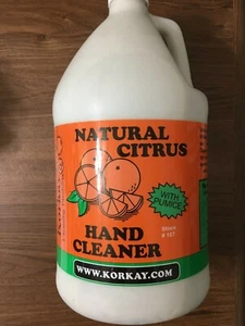 NATURAL CITRUS HAND CLEANER # 187         128 FL OZ            SAME DAY SHIPPING - Picture 1 of 3