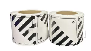 2x Rollen Vinyl Hazmat Aufkleber 4 x 4 Zoll, Klasse 9 Gefahrgut - Bild 1 von 1