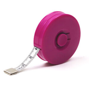 Pink Accurate Tape Measure Tailor Sewing Craft Retractable Birthday Gift