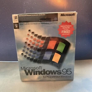 Microsoft Windows 95 OS Floppy Disk 3.5 Operating System - NEW+Sealed - RARE!! - Picture 1 of 13