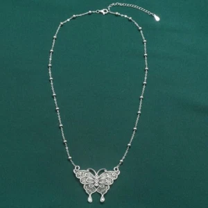 L22 Anhänger Kette Collier Schmetterling Sterling Silber 925 - Bild 1 von 6