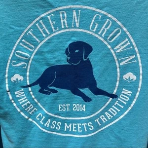 Comfort Colors T-Shirt Gr. S Southern Grown Where Class Meets Tradition LS Hund - Bild 1 von 12