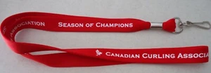 Keyholder Lanyard Schlüsselband Canadian Curling Association Season of Champions - Picture 1 of 1