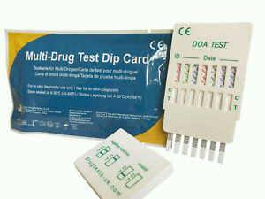 Drug Testing Kit 10 in 1 Urine Home Work Test Cocaine Cannabis Speed +More Tests