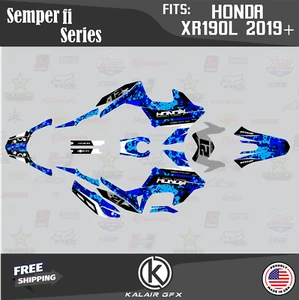 Kit de gráficos para Honda XR190L (2019+) Semperfi - AZUL - Imagen 1 de 6