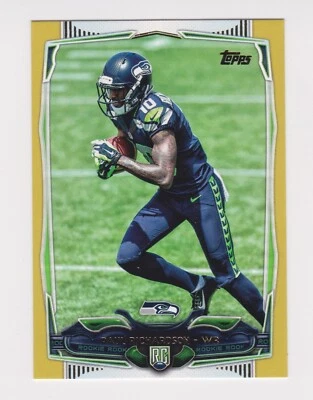2014 Topps Football Gold Parallel RC Rookie #401 Paul Richardson 1968/2014 - Image 1 of 2