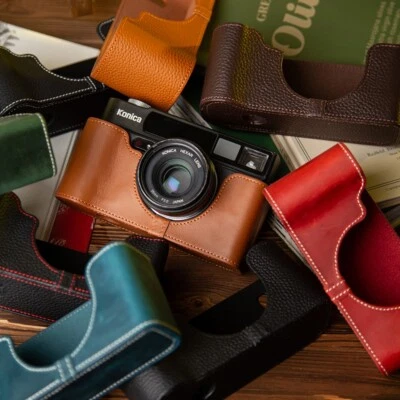 For Konica Hexar AF Handmade Genuine Real Leather Half Camera Case Bag Cover - Image 1 of 3