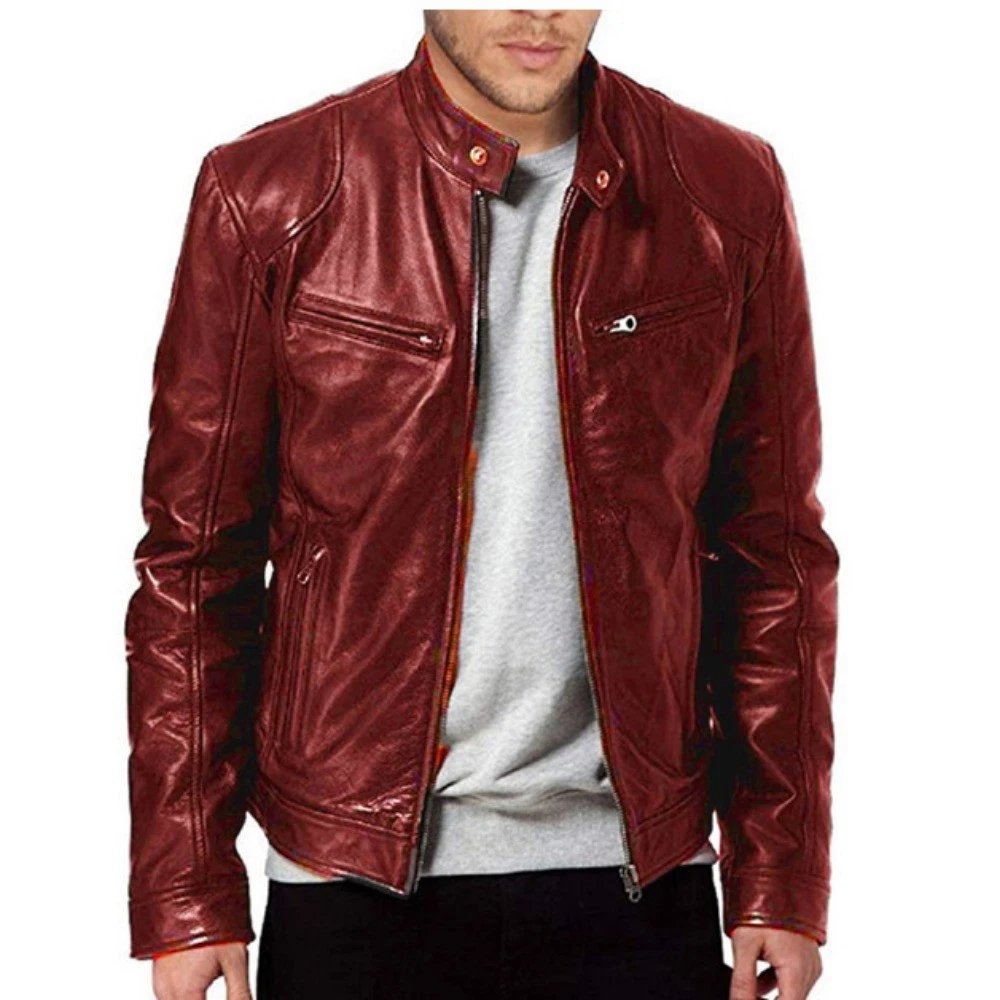 ジャケット・アウター THE RED THREAD S leather jacket long ジャケット・アウター THE RED THREAD S leather jacket long