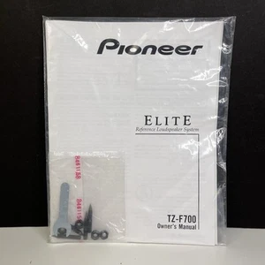 Pioneer TZ-F700 Elite Reference Speaker System Service Owner’s Manual NEW - Picture 1 of 2