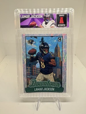 Losa de tarjeta de arte personalizada inspirada en Lamar Jackson - Hecha por fanáticos Estilo "Centro" Baltimore Foto 1 de 2