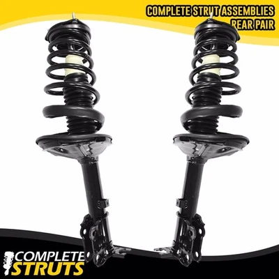 Rear Pair Complete Struts & Coil Spring Assemblies for 2000-2005 Hyundai Accent Foto 1 de 4