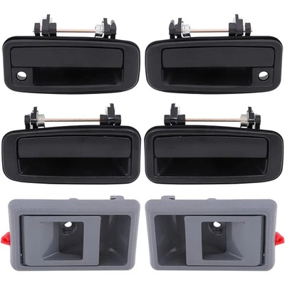 Fits 1988-1992 Toyota for Corolla Sedan Wagon 6X Gray Inner Outer Door handles Foto 1 de 4