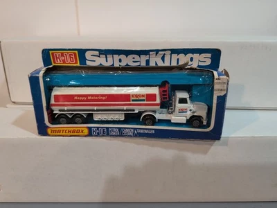 Matchbox Lesney Super Kings Exxon Ford LTS 1978 cisterna articulada K-16 Foto 1 de 4