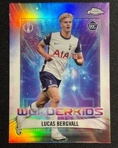 Topps Chrome UEFA Club Competitions 2024/25 - Lucas Bergvall - WK16 - Wonderkids - Bild 1 von 1