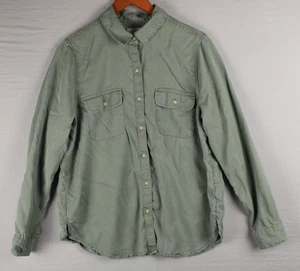 Lucky Brand Shirt Damen Medium olivgrün Langarmshirt weich atmungsaktiv - Bild 1 von 14