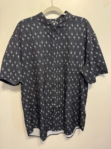 The Drive Clothing Camicia Uomo Essential Rocker Mano con Bottoni Nero Taglia 2XL - Foto 1 di 11