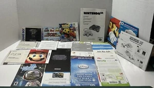 Nintendo Game And Console Manuals And Inserts Only - Bild 1 von 18