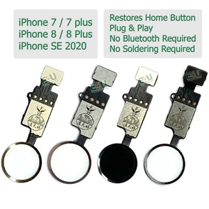 For Apple iPhone 7 to 8 Plus Home Button Flex Functional Restore No Bluetooth - Picture 1 of 6