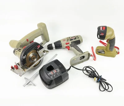 Craftsman 75th Anniversary 3 Piece Power 19.2 Volt Tool Set - Used, Untested - Image 1 of 4