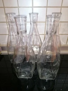 5 Flaschen, für Sirup Likör Öl Saft etc, LEER, je 750 ml, Vase Blumenvase - Bild 1 von 5