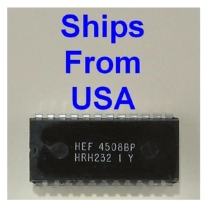 HEF4508BP CMOS Dual 4-Bit Latch 24 Pin DIP IC 4508B NTE4508B Equivalent NEW - Picture 1 of 3
