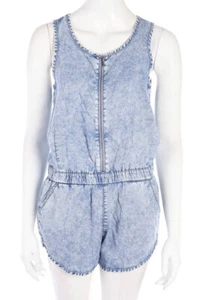 RELOJHOUSE por C&A Vestido Denim Look D 36 Vaquera Azul Blanco - Imagen 1 de 4