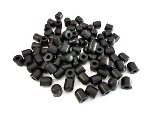 Lot of (25pcs) 1/4" ID Rubber Cap Tips for Pipes, Rods, Poles, Sticks, Shaft End - Picture 1 of 1