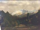 Harry L. Standly Hand Tinted  Backside of Pikes Peak Photograph, Framed & Matted