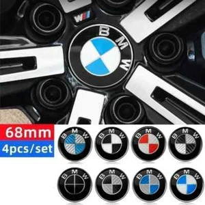 68mm Car Wheel Tire Rim Center Hub Covers Caps for X1 X3 X5 X6 F30 F20 F10 G30 - Picture 1 of 29