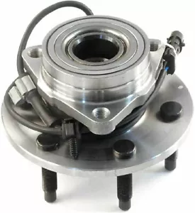 4x4 Front Wheel Bearing & Hub for GMC Sierra Chevy Silverado Escalade Tahoe 6Lug - Picture 1 of 6