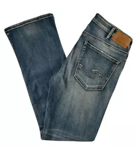 Silver Jeans Mid Rise Craig Easy Fit Bootcut Stretch Men's 30 32 33 40 DEFECT - Picture 1 of 9