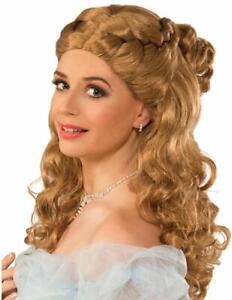 Happily Ever After Princess Wig Fancy Dress Halloween Adult Costume Accessory