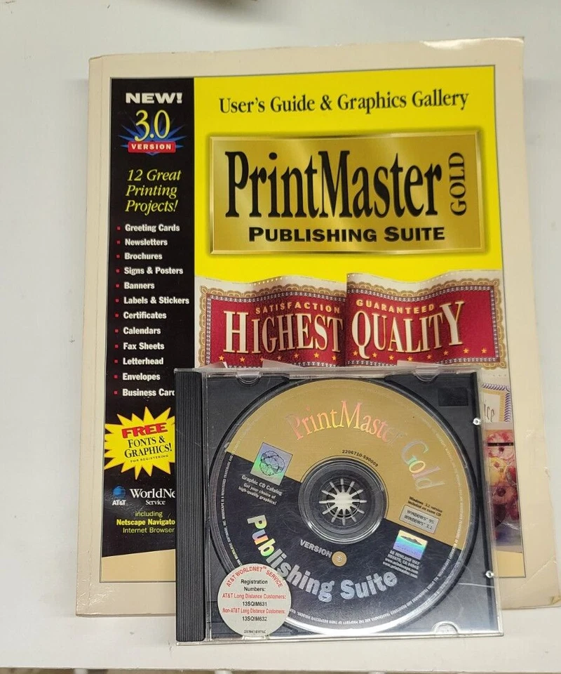 Printmaster Gold Publishing Suite Version 3.0 - Image 1 of 1