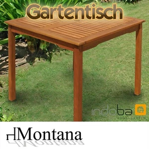 Gartentisch Terrassentisch Holztisch Esstisch Gartenmöbel Holz Tisch quadratisch - Bild 1 von 6
