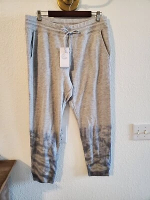 NWT Calme Johnny Was Mira Gray Drawstring Sweatpants Tie Dye XL $148 - Image 1 of 4