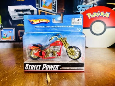 NUEVO 2009 Hot Wheels 1:18 Street Power Rollin Thunder Motocicleta Departamento de Bomberos Foto 1 de 4
