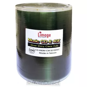 600 neue Limage Digital Audio CD-R, 40X, 80 min, CD-R80M-CM-SS100WC, 600/Etui - Bild 1 von 1