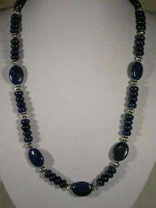 20" Lapis Bead Necklace - Picture 1 of 2