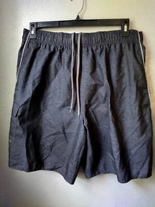 Men's Liquid Wave wave dark gray Shorts Sizes L. 1U - Picture 1 of 3