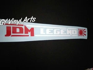JDM LEGEND Windshield Decals Cars Sticker Banners for Honda Civic Integra subie - Picture 1 of 4