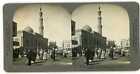 Egypte Caire Mosqu&#233;e &amp; Placer Seyideh Zenah 1908 St&#233;r&#233;o Travel St&#233;r&#233;ogramme Steg