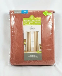 JCP Home Pembroke Cedarwood Red Room Darkening Grommet Curtain Panel 50"x95",84" - Picture 1 of 4
