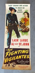 Vintage 1950's The Fighting Vigilantes Original Movie Poster. - Picture 1 of 3